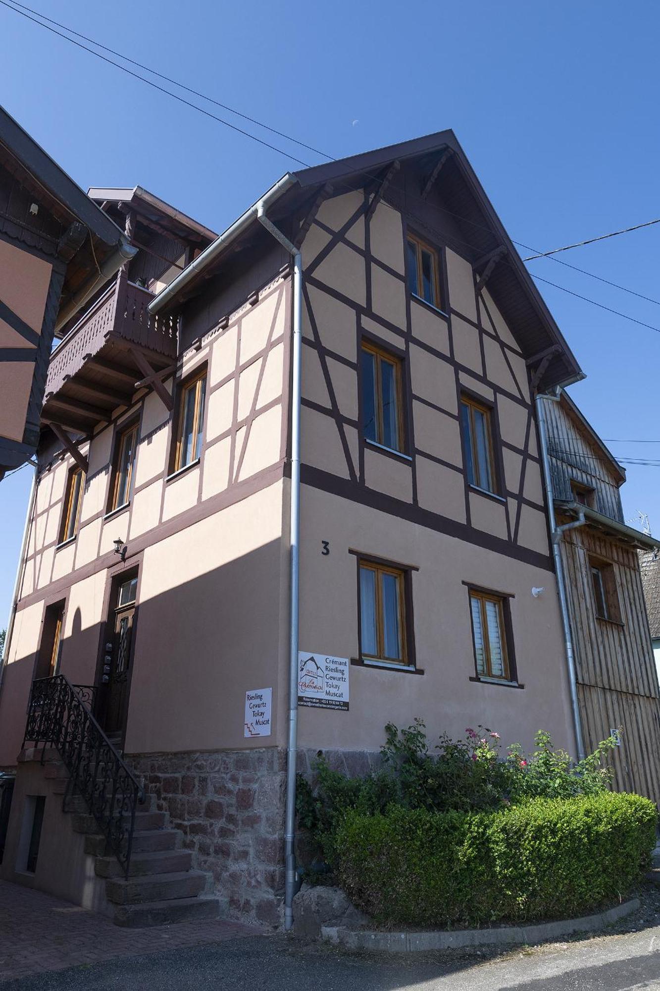 Riesling - Vue Imprenable Sur Le Vignoble - Renove Recemment - Parking Gratuit Apartment Riquewihr Exterior photo
